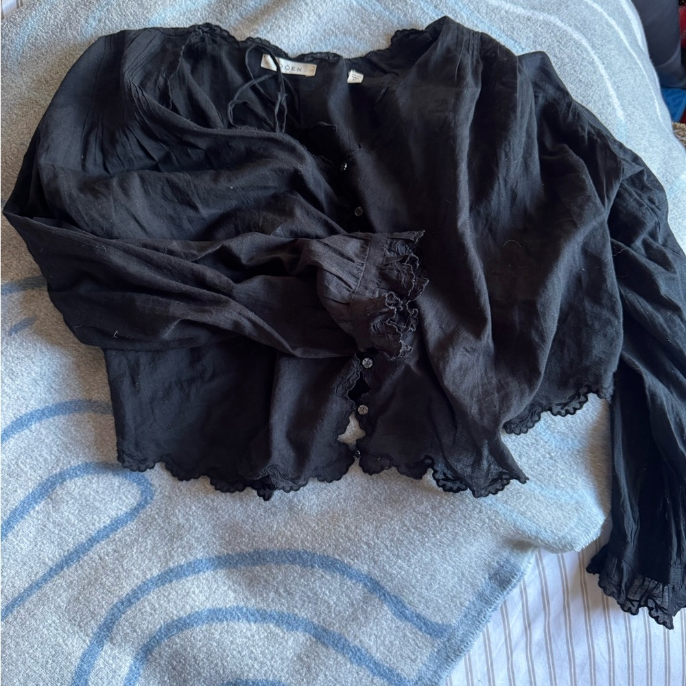 DOEN Black Blouse